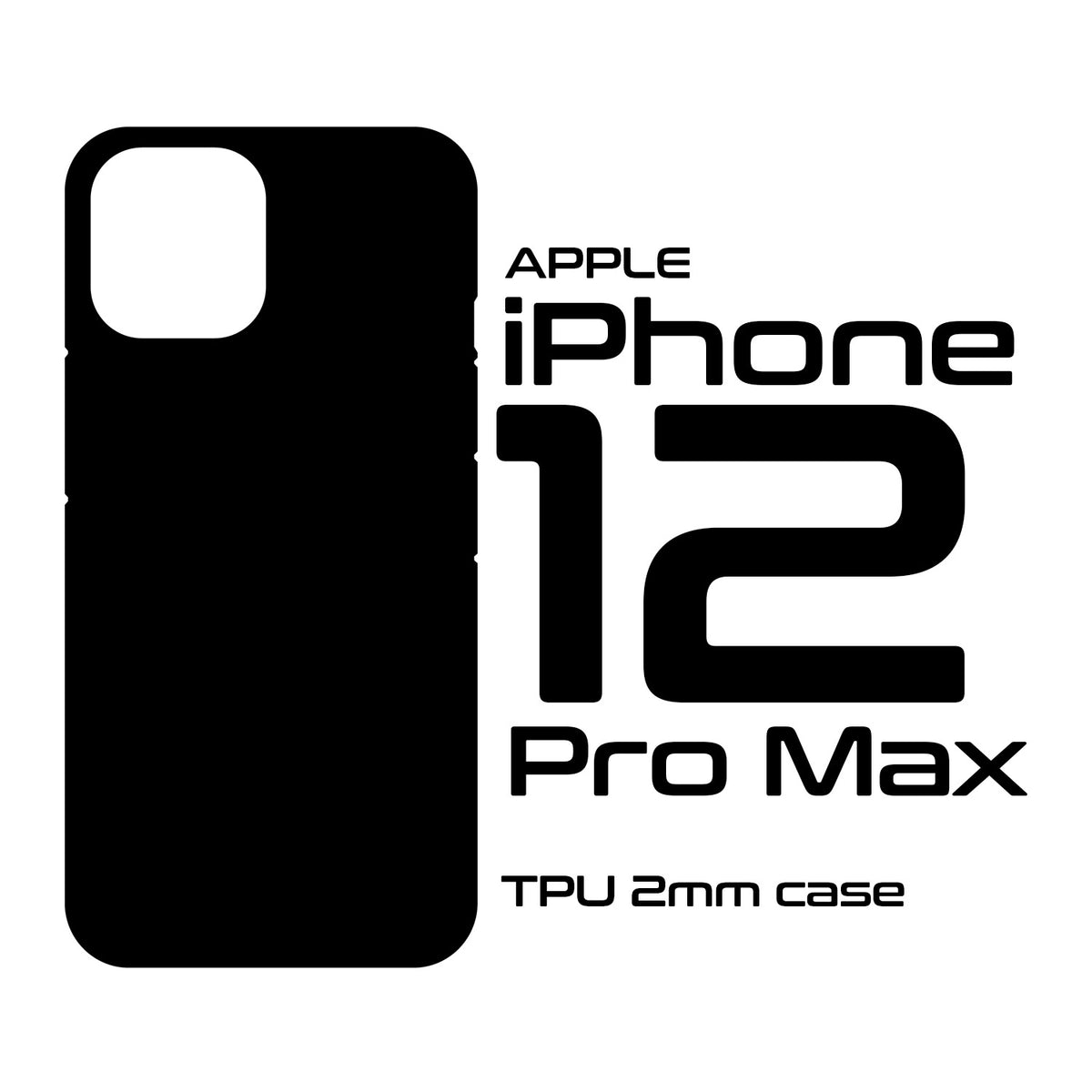 Premium quality custom phone case for iPhone 12 Pro Max. UV printed