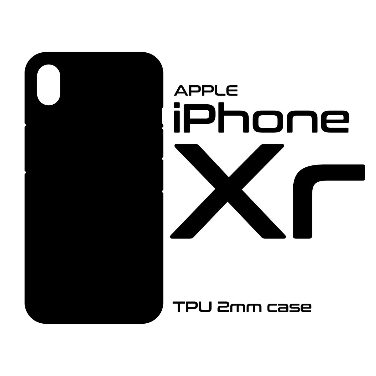 Premium quality custom phone case for iPhone XR. UV printed. Sir